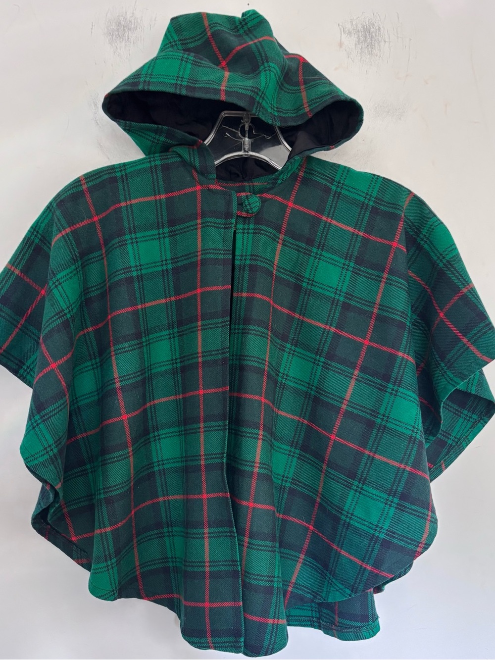 Blarney Plaid Hooded Cape Made in Ireland